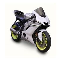 受注生産】スクリーン レーシング スモーク YZF-R6 17-19 - バイク