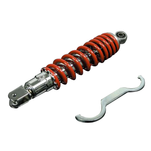 リヤショック メッキ/レッド アドレス110・アドレス125 - バイク