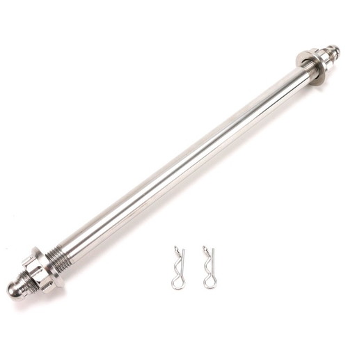 パーツ  Attitude size M ステンレスアクスルシャフトM12×315ミリ - バイク