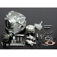 スーパーヘッド4V+RバージョンアップKIT 88cc H/V/VASシリンダー - バイク
