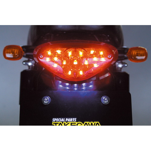 LEDテールランプKIT クリアレンズ W400/W650/W800 - バイク