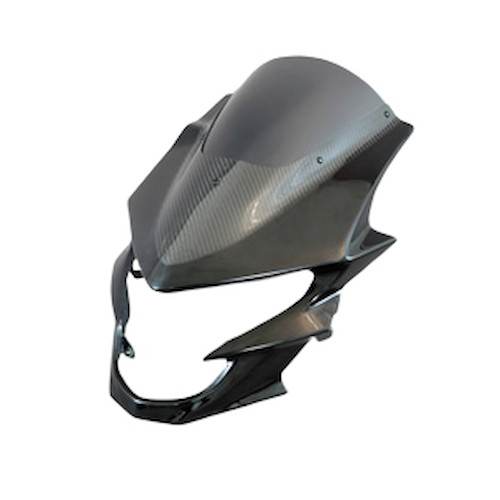 アッパーカウル FRP+綾織/スモーク GSR750 10- - バイク
