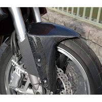 z1000 カーボンフロントフェンダー フロントフェンダー FG付 綾織カーボン Z1000 07-09 - バイク