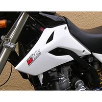 ラジエターシュラウド/綾織カーボン ZRX1100/1200/DAEG - バイク