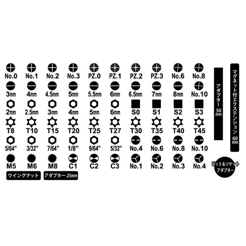 65PC 特殊ビットセット - 整備用品
