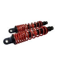 DTG PLUS ガスショック リアサスペンション BK/RD 315mm(PCX) - バイク