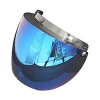 018353 汎用フリップアップシールド スモーク - バイク