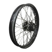 フロントホイール ブラック 18×2.15インチ ダイナ用 - バイク