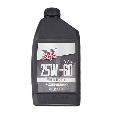 ツインパワー ハーレー エンジンオイル 25W60 3本 021210 プレミアムエンジンオイル 25W-60 - バイク