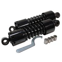 ローダウンリアショック 280mm クロームメッキ SR400/500 - バイク