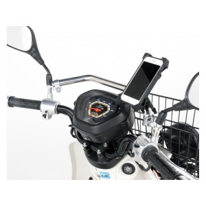 フロントファッションバー ブラック スーパーカブ50-プロ/スーパーカブ