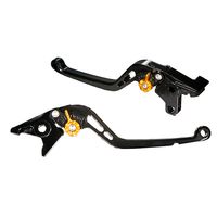 アルミ削り出しビレットレバー 可倒式Rタイプ V-MAX1200 レバーカラー
