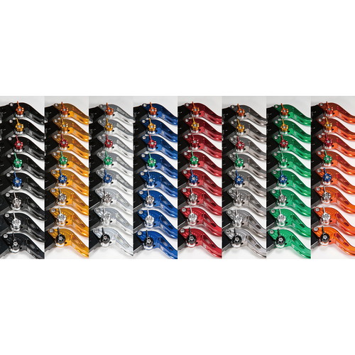 アルミ削り出しビレットレバー GPタイプ 400X(NC47) レバーカラー