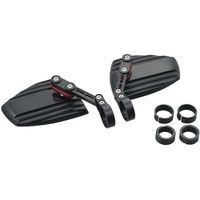 バーエンドミラー フェッララII ブラック - バイク