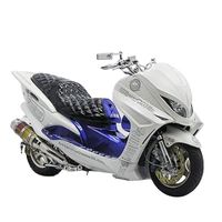 マジェスティ125/FI 外装9点セット ガンメタ/ブラック - バイク