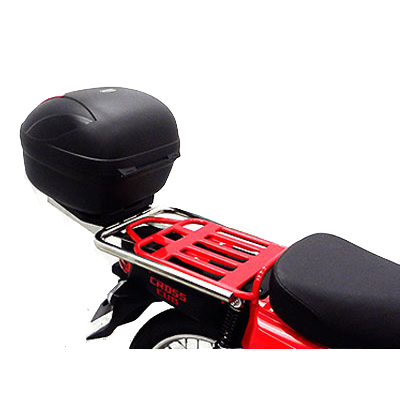 受注生産】カブ110(JA10)用 SHAD製リアボックス付きダブルリアキャリア