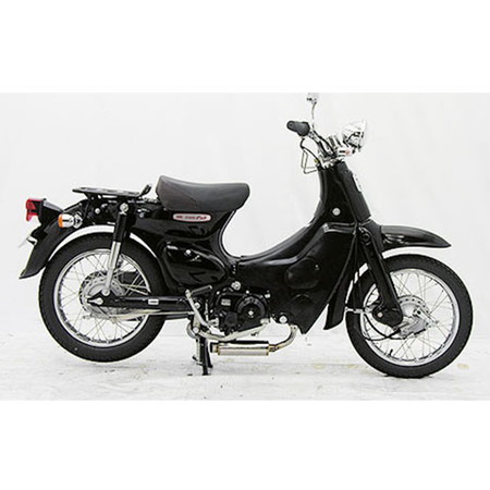 受注生産】カブ50(JBH-AA01)用 ロッドダウンショートマフラー - バイク