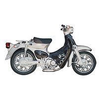 受注生産】スーパーカブ90用 ロッドダウンショートマフラー - バイク