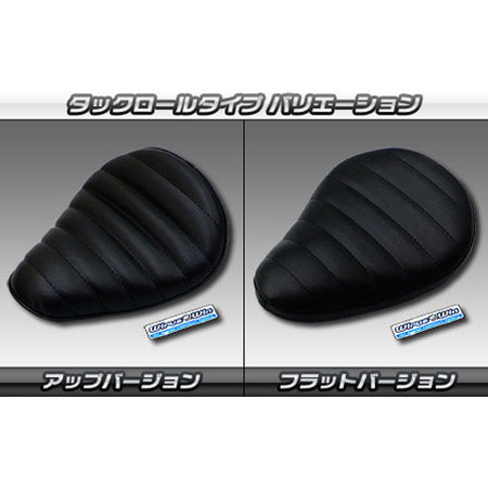 CB400SS 用　タックルロールシート　黒 受注生産】CB400SS用 ソロシートキット アップバージョン タック