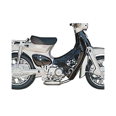 受注生産】スーパーカブ90用 ロッドダウンショートマフラー - バイク