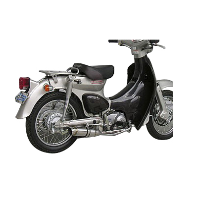 リトルカブ　マフラー 受注生産】リトルカブ用 ロイヤルマフラー スポーツタイプ - バイク