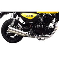 正規品／ウイルズウィン エアー150 A.I.R 150用 ドラッグバイソンマフラー スポーツタイプ O2センサー取付口装備 オプション：オプション… 正規品／WirusWin エアー150 マフラー本体 A.I.R 150用 ドラッグ