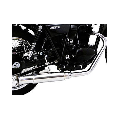 250tr fi車マフラー 受注生産】250TR(FI車)用 オープンエンドマフラー - バイク