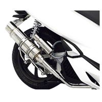 受注生産】PCX150(2BK-KF30)用 アトミックツインマフラー スポーツ
