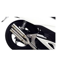 受注生産】PCX(JF56)用 アトミックツインマフラー ポッパータイプ