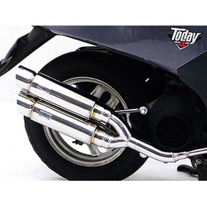 受注生産】ディオ(AF62/68)用 アトミックツインマフラー ポッパー