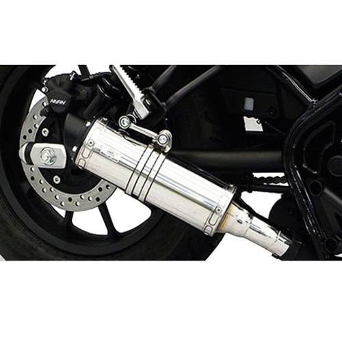 受注生産】レブル250(2BK-MC49)用 スリップオンマフラー スラッシュ