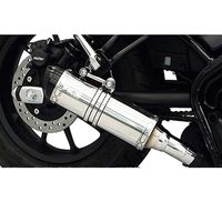 受注生産】レブル250(2BK-MC49)用 スリップオンマフラー スラッシュ