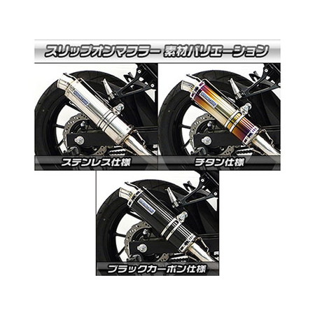 受注生産】GSX250R用 スリップオンマフラー スポーツタイプ