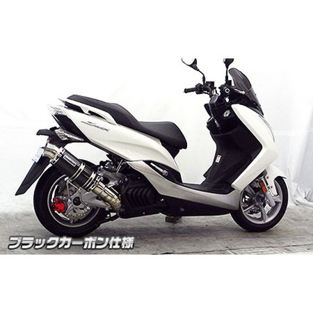 受注生産】マジェスティS(SMAX)用 プレミアムマフラー ブラック