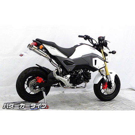 受注生産】グロム/MSX125(2型)用 アトミックツインマフラー バズーカー