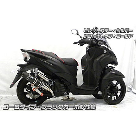 受注生産】トリシティ155(2BK-SG37J)用 アニバーサリーマフラー ユーロ 受注生産】トリシティ155(2BK-SG37J)用 アニバーサリーマフラー ユーロ