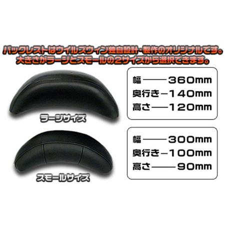 受注生産】アクシスZ用 バックレスト付き 32φタンデムバー エレガント