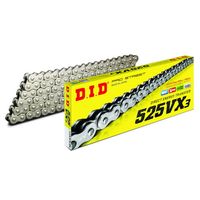 VXシリーズチェーン 525VX3-124L FJ(軽圧入クリップ) ゴールド - バイク