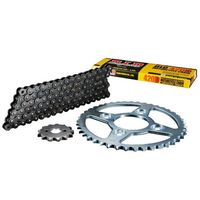 チェーン&前後スプロケット スチール 3点セット スーパーカブ FI(AA04