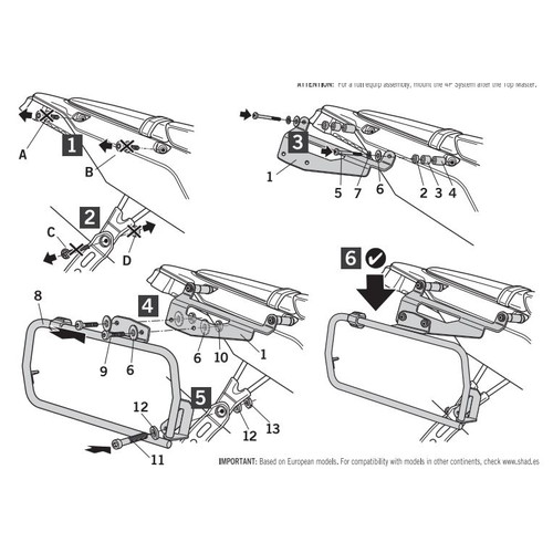 4Pシステムフィッティングキット テネレ700(19-25) - バイク
