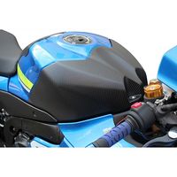 タンクトップカバー ドライカーボン 綾織り/艶消し - バイク