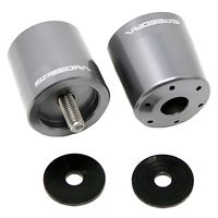 アルミバーエンド タイプB マットチタン - バイク