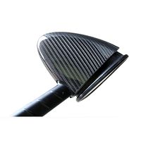 ミラーカバー 左右セット ドライカーボン 綾織艶消し - バイク