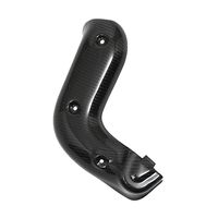 エキゾーストヒートガード ドライカーボン 綾織り/艶あり Rocket III R