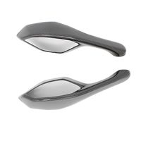 ミラーカバー 左右セット ドライカーボン 綾織艶消し - バイク