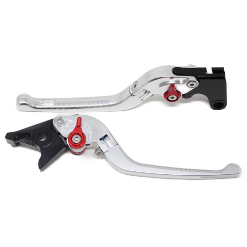 アジャストレバー 3D可倒式(レバー/シルバー アジャスター/レッド