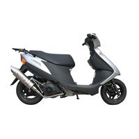 グランドスラムマフラー アドレスV125 シルバー - バイク