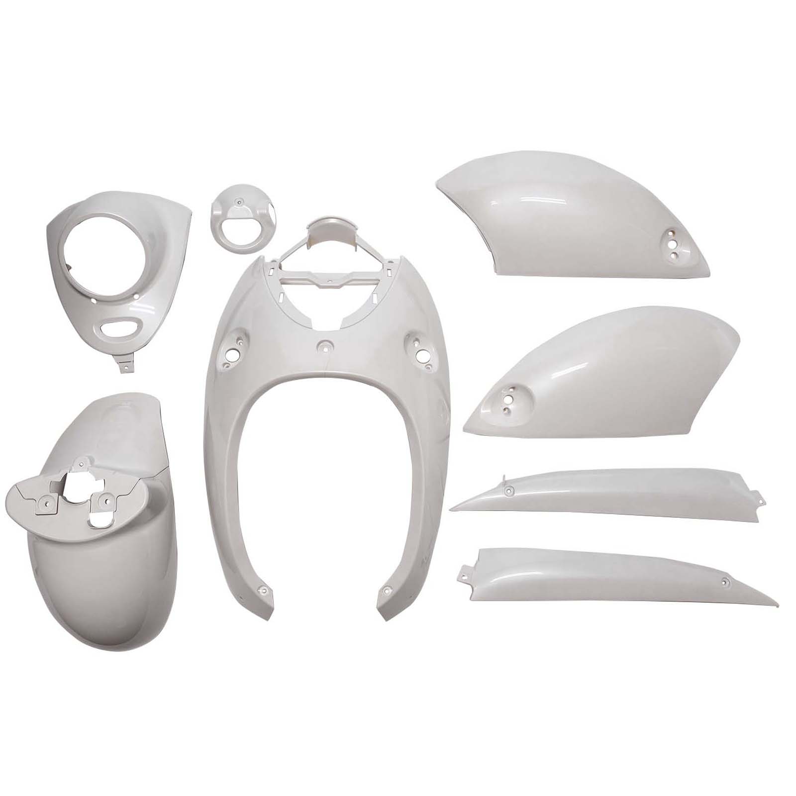 ビーノ　sa37j 54j 外装セット 外装8点セット ビーノ(SA26J/SA37J/SA54J/SA59J) ホワイト - バイク