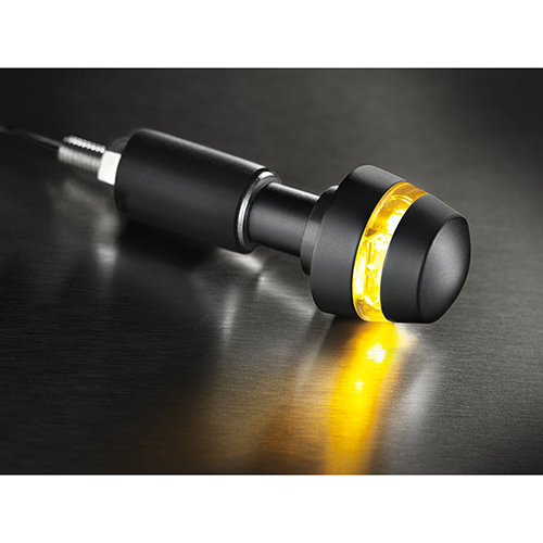 ハンドルバーエンド ウィンカー BL2000 マットブラック/クリアー - バイク