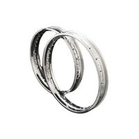 DID ポリッシュE型アルミリム フロント用 リムサイズ2.50-18 - バイク